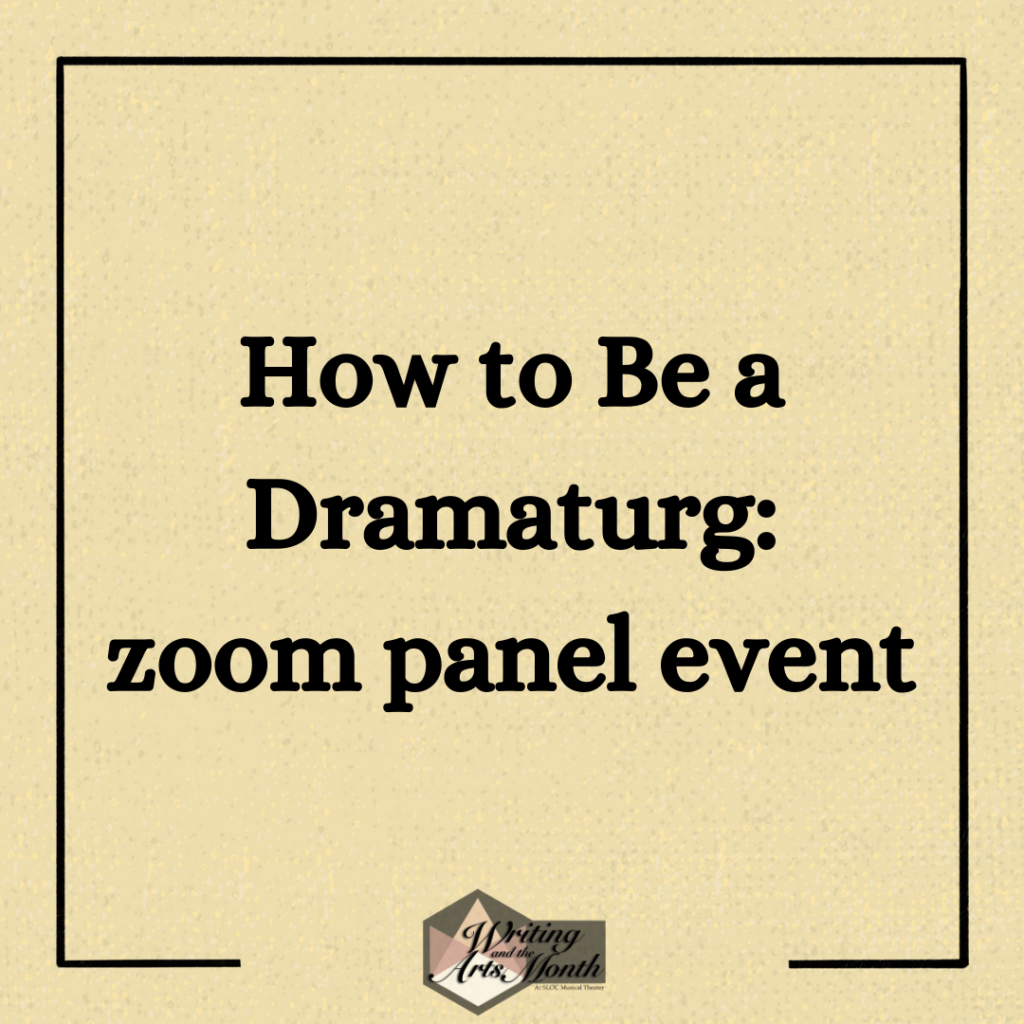 Dramaturg zoom panel