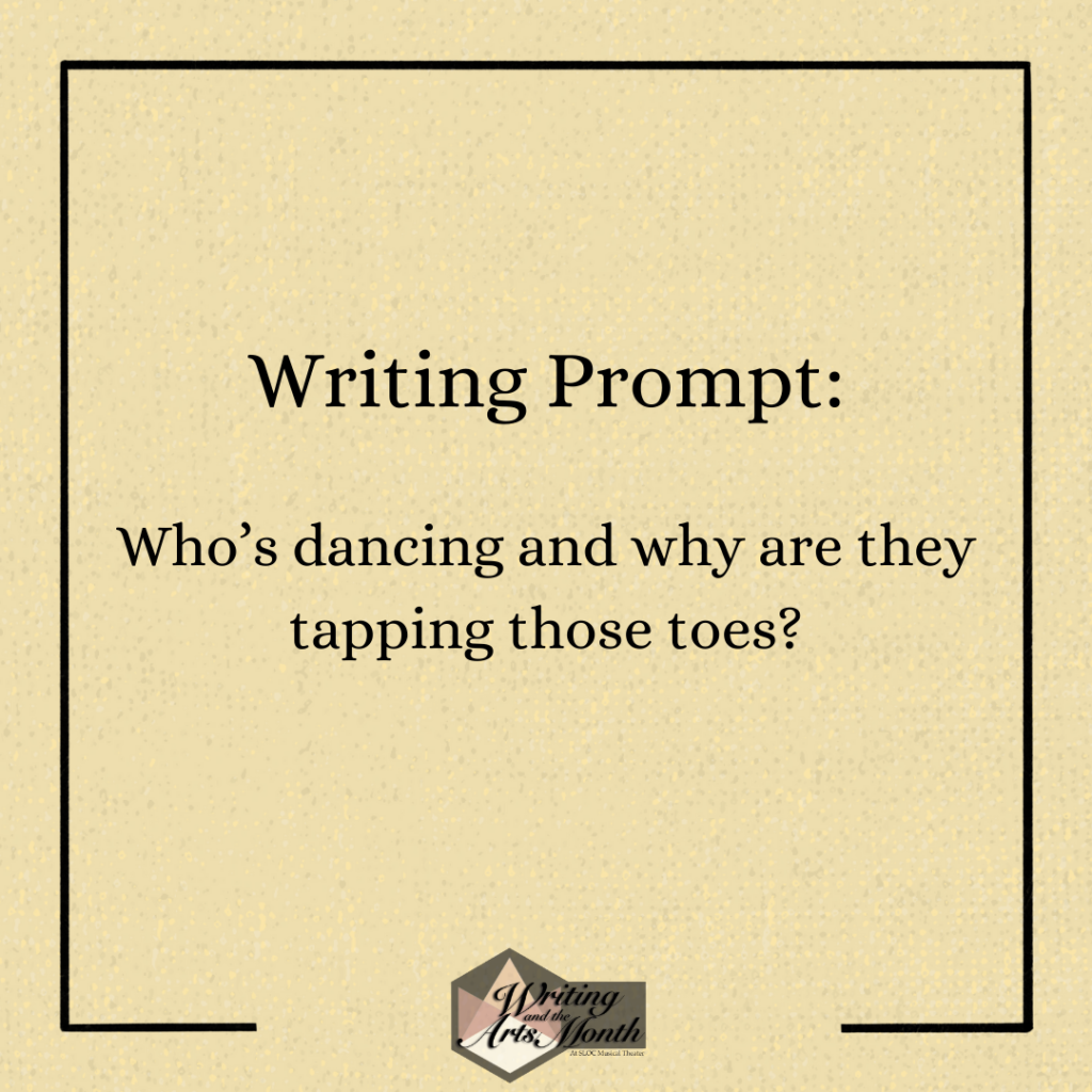 Who's dancing and why are they tapping their toes?